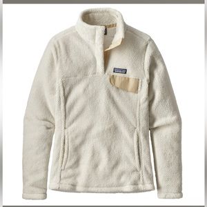PATAGONIA cream pull over lightly used